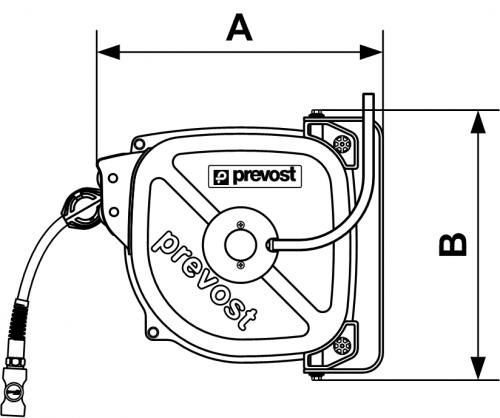 Prevost DSF/DRF Air Hose Reels - Elmbridge UK