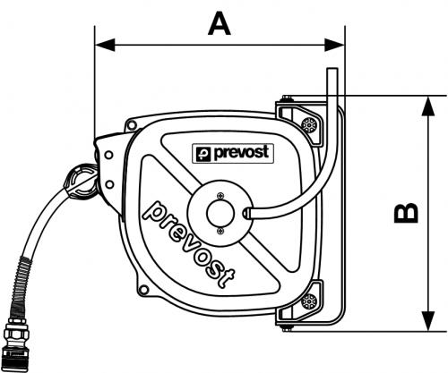 Série DSF - Modèle INOX - Tuyau polyuréthane tressé base ether